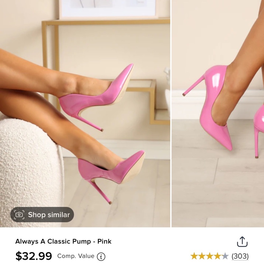 Fashion Nova heels size 6